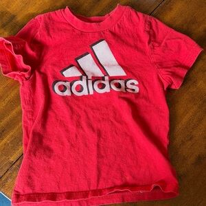 Adidas Kids Vibrant Red Tee
